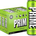 PRIME Energy Lemon Lime Zero Sugar, Energy Drink, 200mg Caffeine, 12 Oz 12pk