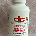 DC Labs - Buffered C Powder (2,500 mg Per Teaspoon) - 8 Ounces Exp 9/26