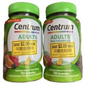 Centrum MultiGummies Adults Energy Immunity Metabolism 110 Count Each Lot Of 2