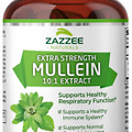 Professional Title: "Zazzee Extra Strength Mullein Extract - 3000 Mg, 120 Vegan