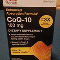 CoQ-10 100 mg Supports Heart & Vascular Health 60 Softgels CVS Exp. 11/25