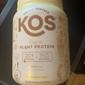 KOS Organic Plant Protein - Vanilla 20 g protein 18 oz Pwdr