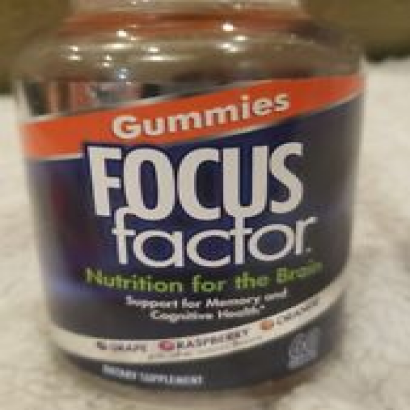 Focus Factor Gummies Nutrition for the Brain (60 Gummies) EXP 04/2024