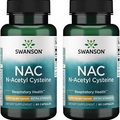 2 Pack NAC N-Acetyl-Cysteine 1000 mg Free Radical Protection Respiratory Health
