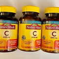 Nature Made Vitamin C 1000MG 100 Tablets, *LOT OF 3* NEW SEALED FREE S&H