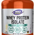 Now Foods Whey Protein Isolate Vanilla 5 lbs Powder
