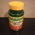 Spring Valley 30 Tablets 500 mg L-Carnitine Dietary Supplement Exp 05/2024