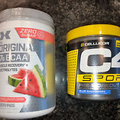 Cellucor C4 Sport Pre Workout Powder B Raspberry & Xtend BCAA Watermelon
