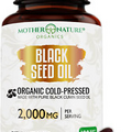 Organic Black Seed Oil Capsules - 3 Month Supply - 180 Count (2000Mg per Serving