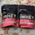 Optimum Nutrition Gold Standard Whey Protein Powder Vanilla Lot Of 2 - 1.5 lb