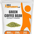 BulkSupplements.com Green Coffee Bean Extract Powder - Green Coffee Bean Supplements, Green Coffee Bean Powder - Energy Support, Gluten Free, 800mg per Serving, 250g (8.8 oz) (Pack of 1)