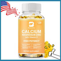 Calcium Magnesium Zinc Capsule Cal & Mag Citrate Promotes Healthy Bones~120 Caps