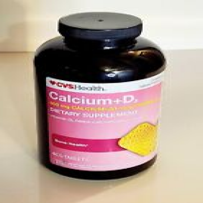 CVS Health Calcium & Vitamin D3 Tablets (600 Ct) EXP 4/2025
