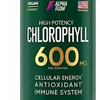 Chlorophyll Capsules 600 mg - Natural Chlorophyll Pills for Women & Men - Hig...