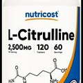 Nutricost L-Citrulline 2500mg Per Serving 120 Tablets (S9)