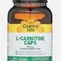 Country Life L-Carnitine Caps 500 mg - 60 Capsules - Best By 10/24