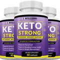(3 Pack) Keto Strong Pills, Official Retailer, New 2021 Formula, BHB Ketones