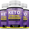 (3 Pack) Keto Strong Pills, Official Retailer, New 2021 Formula, BHB Ketones