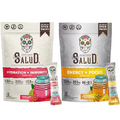 Salud 2-Pack | 2-in-1 Hydration + Immunity (Guava) & Energy + Focus (Pineapple Mango) – 15 Servings Each, Agua Fresca Drink Mix, Non-GMO, Gluten Free, Vegan, Low Calorie, 1g of Sugar