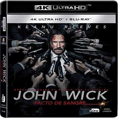 John Wick: pacto de Sangre blu-ray + uhd 4k