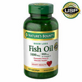 Nature's Bounty Fish Oil 1400 mg., 130 Coated Softgels - Free Shipping! FRESH!