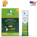 Liquid I.V. Energy Multiplier Energy Powder Packet Drink Mix, Yuzu Pineapple, 6