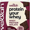 Wellah Your Whey (30 Servings, Dark Chocolate) - Whey Protein Isolate Protein