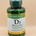 Nature’s Bounty Vitamin D3 2000 IU 350 Rapid Release Softgels EXP 12/24