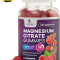 Magnesium Citrate Gummies - Magnesium Supplement for Adults & Kids - Supports Ca