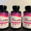 Lot Of 3 NeoCell Super Collagen + Vitamin C & Biotin Supplement Hair Skin Nails