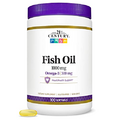 21st Century Fish Oil 1000 mg Softgels, 300 Count