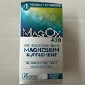 MAGOX MAG OX 400 MAGNESIUM SUPPLEMENT 120 TABLETS MOST CONCENTRATED FORM 07/2024