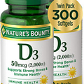Vitamin D3, Vitamin Supplement, Supports Immune System and Bone Health, 50Mcg, 2