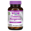 Bluebonnet Nutrition Chelated Manganese 90 Vcaps Egg-Free, Fish Free,
