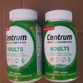 LOT OF 2 Centrum Adults Multivitamin Supplement 400 Tablets Exp  06/2024