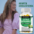 Citrus Bergamot Capsules 1500mg - 25:1 Extract, Organic Cholesterol Supplements