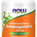 NOW FOODS Ashwagandha 450 mg - 180 Veg Capsules