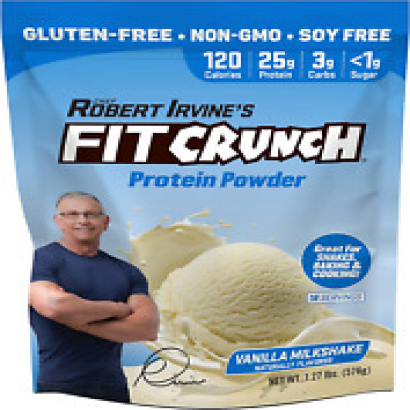 FITCRUNCH Tri-Blend Whey Protein, Keto Friendly, Low Calories, High Protein, Glu