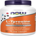 NOW L-Tyrosine, Extra Strength, 750 mg, 90 Veg Capsules, Foods