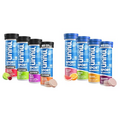 Nuun Sport + Caffeine Electrolyte Tablets for Proactive Hydration & Sport Electrolyte Tablets for Proactive Hydration, Mixed Citrus Berry Flavors, 4 Pack (40 Servings)