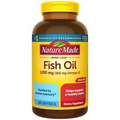 Nature Made Fish Oil 1200 Mg, 360 Mg Omega 3. 200 Liquid Softgels