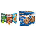 Quest Nutrition Protein Chips Variety Pack & Chocolate Chip Protein Cookie; Keto Friendly; High Protein; Low Carb; 12 Count