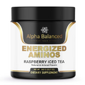 Alpha Balanced Energized Aminos, Amino Energy Powder 360g, Raspberry Iced Tea Aminos Blend, 40 Servings