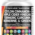 Ceylon Cinnamon 3000mg Turmeric 3000mg Apple Cider Vinegar 3000mg Ginseng 2000mg
