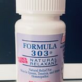 Formula 303 Natural Relaxant, Maximum Strength 90 Tablets Exp 08/25