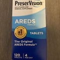 PreserVision Areds Eye Vitamin Mineral Supplement Tablets 120ct Exp 7/2024