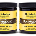 Dr. Schulze's | Intestinal Formula #2 | Herbal Colon Cleanse Formula | Natural Detox Powder| Dietary Supplement | Remove Excess Waste, Poisons & Build-Up | Gastroenteric Vacuum | 8 Oz. Jar (2 Pack)