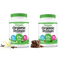 Orgain Organic Vegan Protein Powder - Plant Based Gluten Free No Sugar - 2.03lb