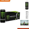 Monster Energy Drink - Powerful Buzz - Smooth Flavor - 16oz Pack of 15 - Bulk
