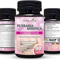Pueraria Mirifica Capsules 5000mg - Natural Breast Enhancement Pills for Women